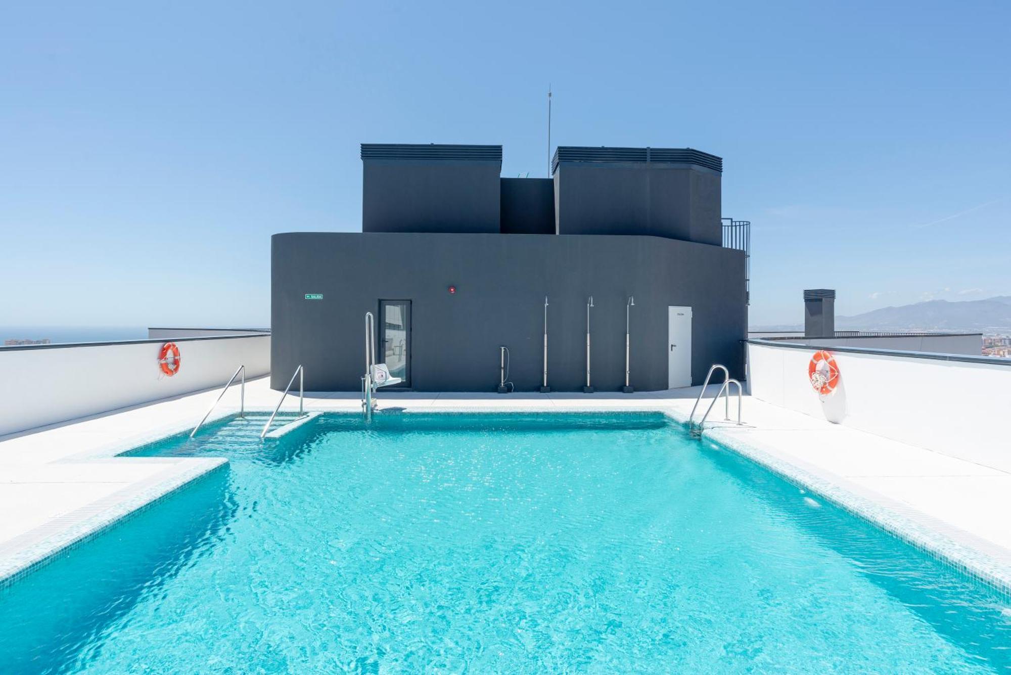 Appartement Skyline Iv Pool & Coworking By Ele Málaga